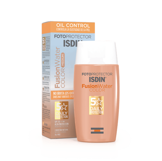 Protector Solar Oil Control Isdin Fusion Water Color Medium