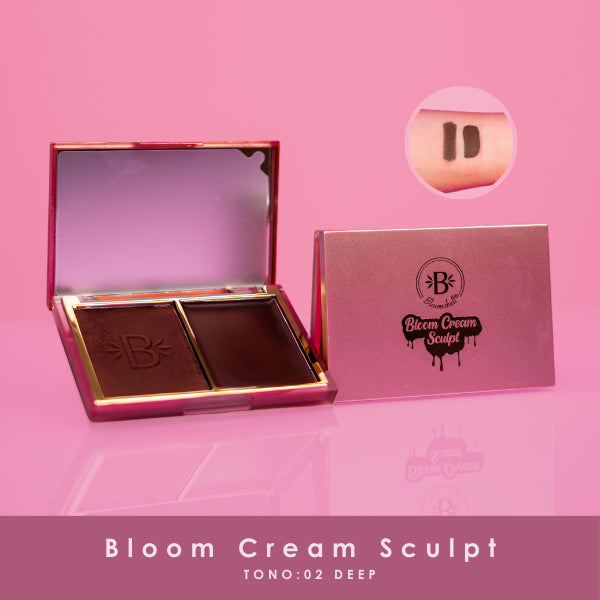 Duo de contorno bloom cream sculp bloomshell