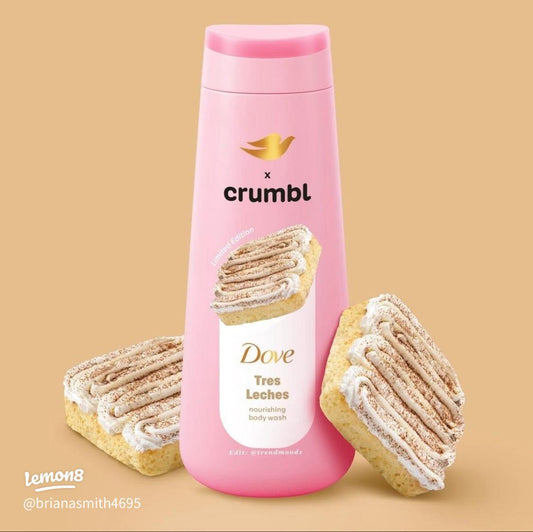 Jabón en Gel para baño crumbl Dove body wash