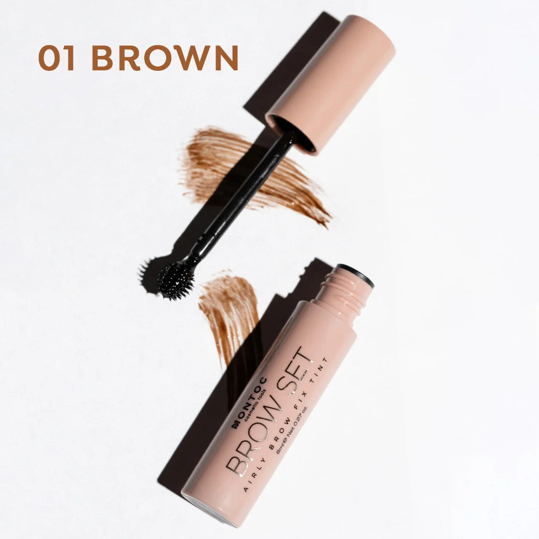 FIJADOR CON COLOR PARA CEJAS MONTOC BROW SET
