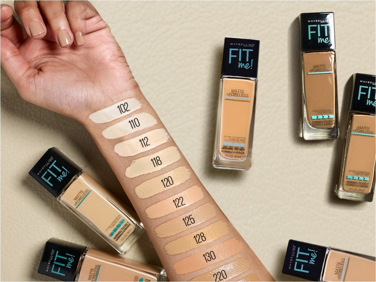 BASE LÍQUIDA MAYBELLINE FIT ME MATTE + PORELESS 125