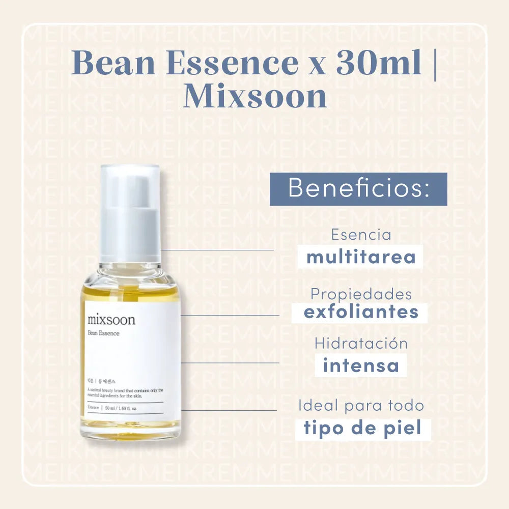 Mixsoon Bean Esencia vegana hidratante 30 ML