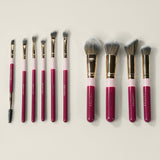 Kit de brochas Fluffy: Brochas de maquillaje para rostro y ojos Montoc