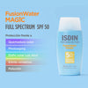 Isdin fotoprotector fusion water magic 50ml Hidratación y textura ultra ligera.