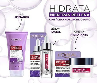 Crema noche Anti-Arrugas Acido Hialuronico Revitalift Loreal 50ml