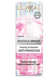 Peeling Exfoliante Glycolic Bright Loreal Anti-Manchas Renovador, 25 ml