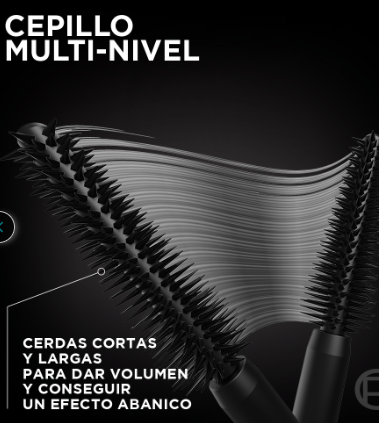 Pestañina Panorama Ultra-Flexible Voluminizadora Lavable - LOréal Paris 9.9 ml