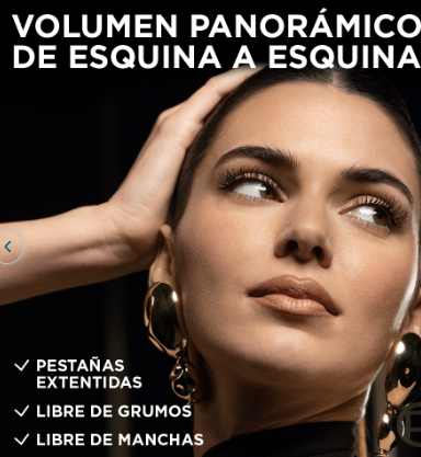 Pestañina Panorama Ultra-Flexible Voluminizadora Lavable - LOréal Paris 9.9 ml