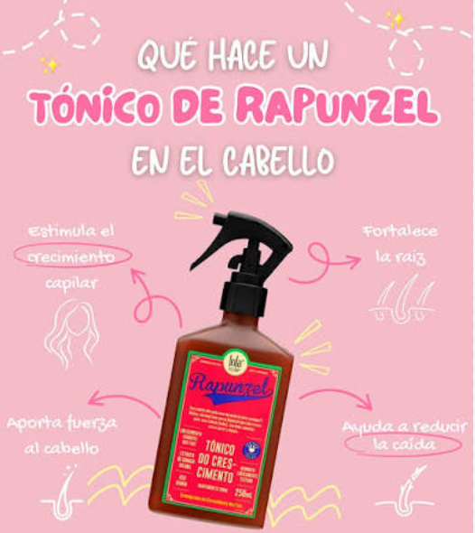 LC RAPUNZEL TONICO DE CRECIMIENTO CAPILAR 250ML