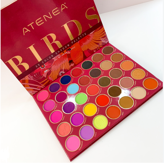 Paleta de sombras Birds 35 tonos Atenea