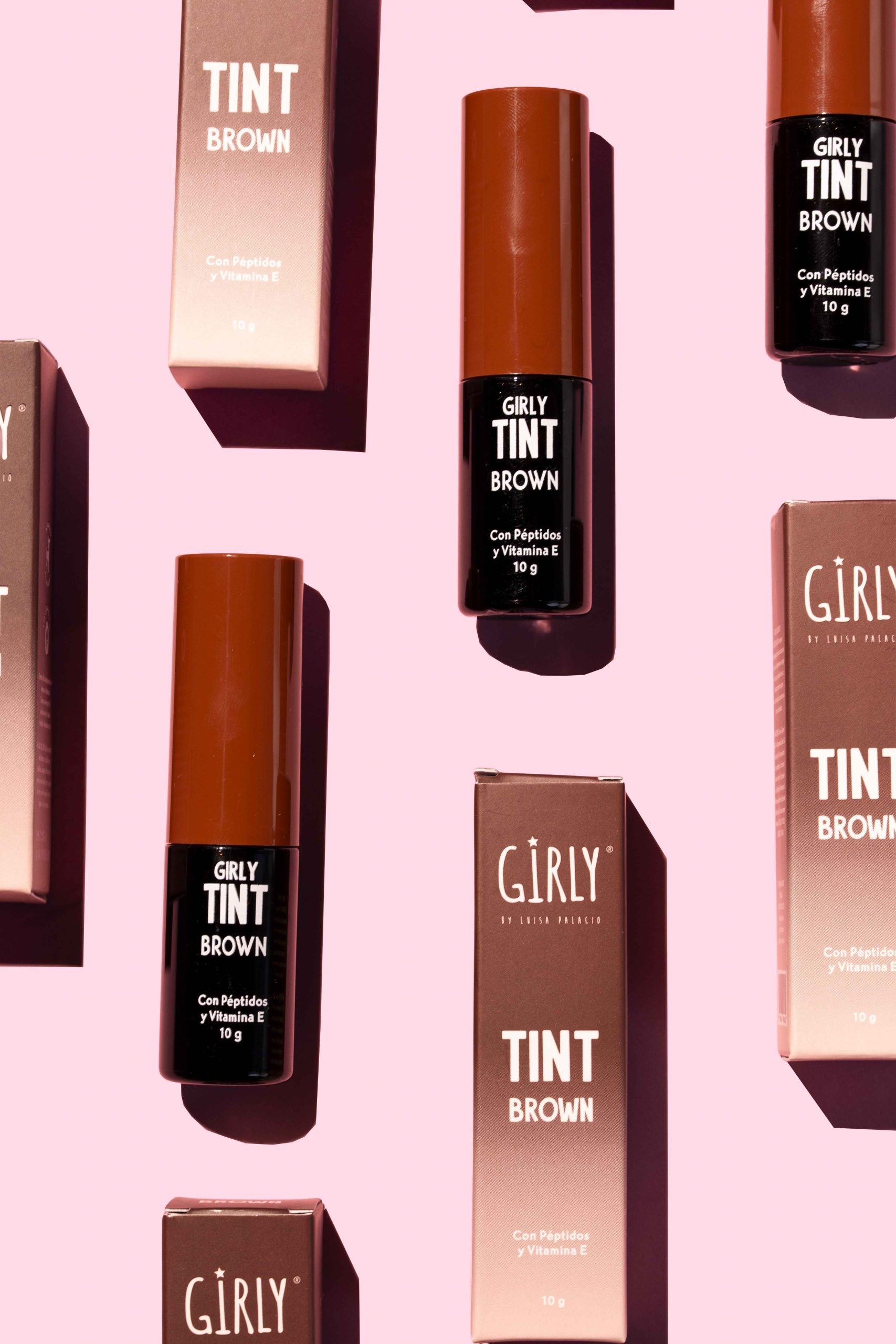 Girly Tint BROWN tinta para labios y mejillas con peptidos