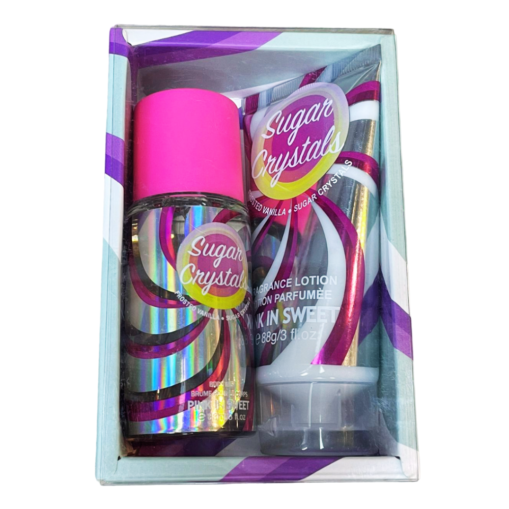 SET DE LOCIÓN CORPORAL FRAGRANCE MIST SPRAY SUGAR CRYSTALS