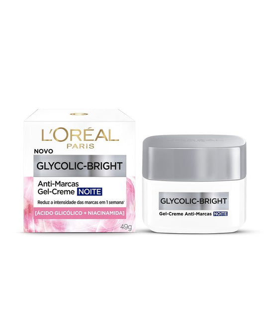 Glycolic Bright Gel Crema Noche Anti-Manchas L´oreal Paris Tuwa 50ml