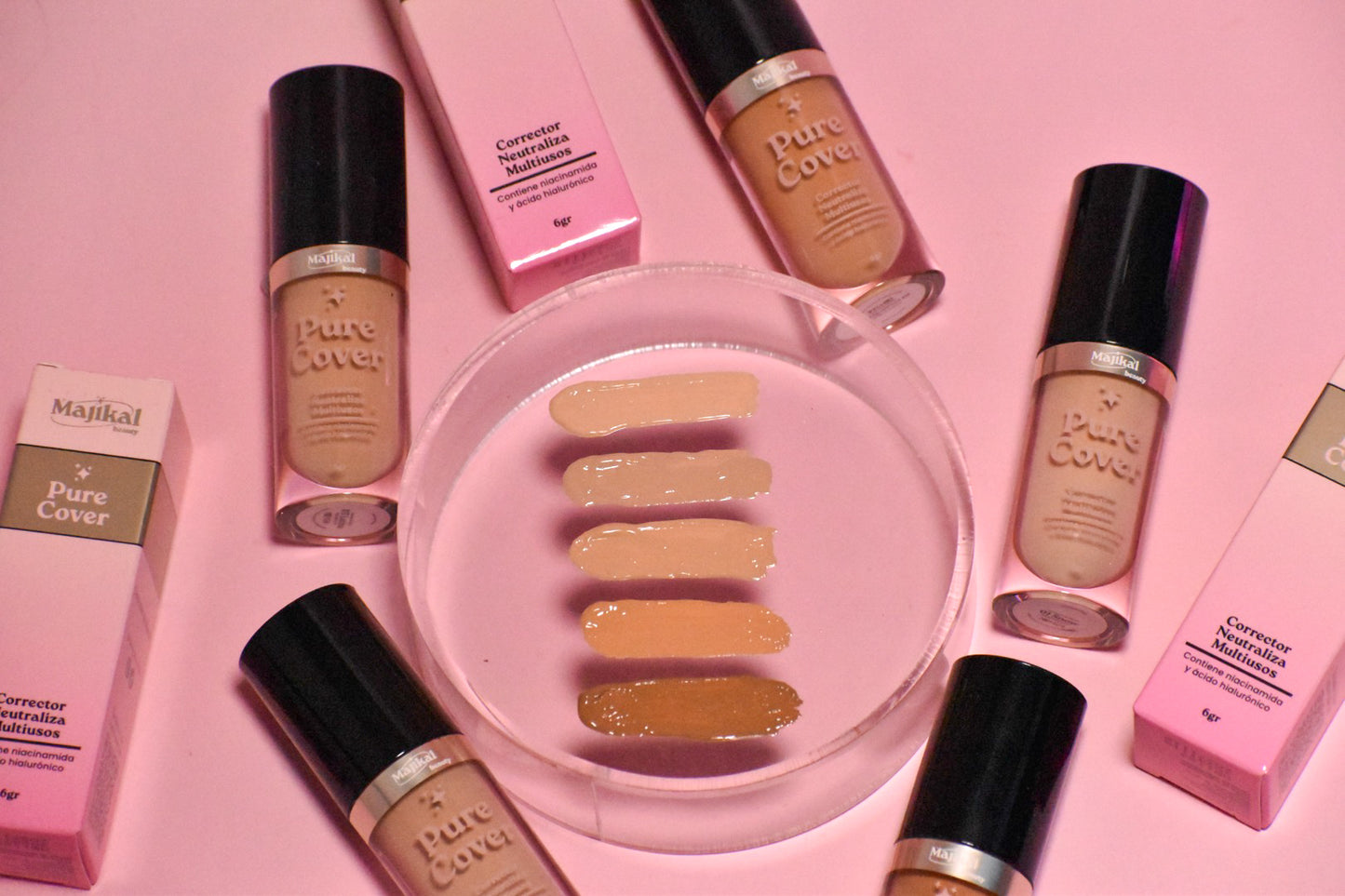 Correctores de Ojeras Pure Cover Majikal