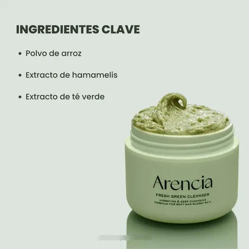 Limpiador facial Arencia Fresh Green Rice Mochi Cleanser x 120Gr