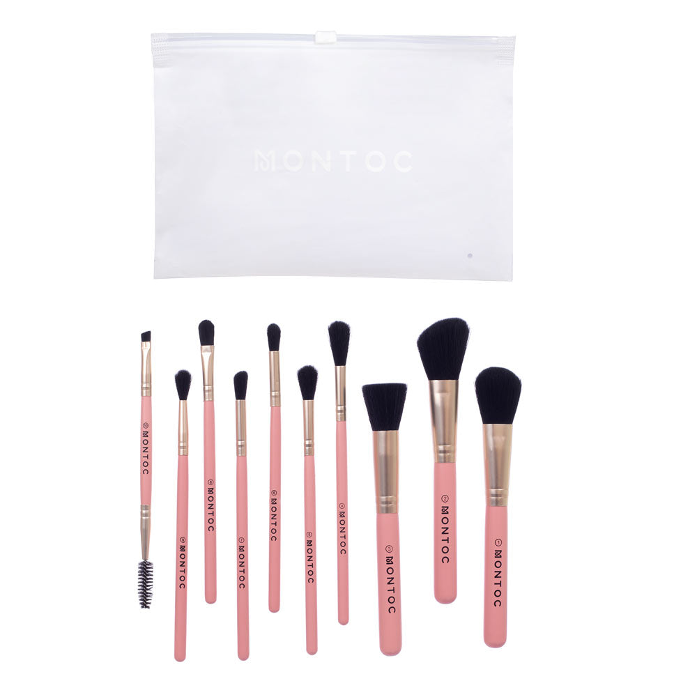 KIT DE BROCHAS POPULAR PEACH X10 MONTOC