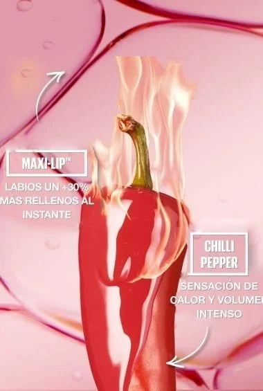 Lifter Plump Labios- Brillo labial voluminizador con chile y 5% de Maxi-Lip Maybelline