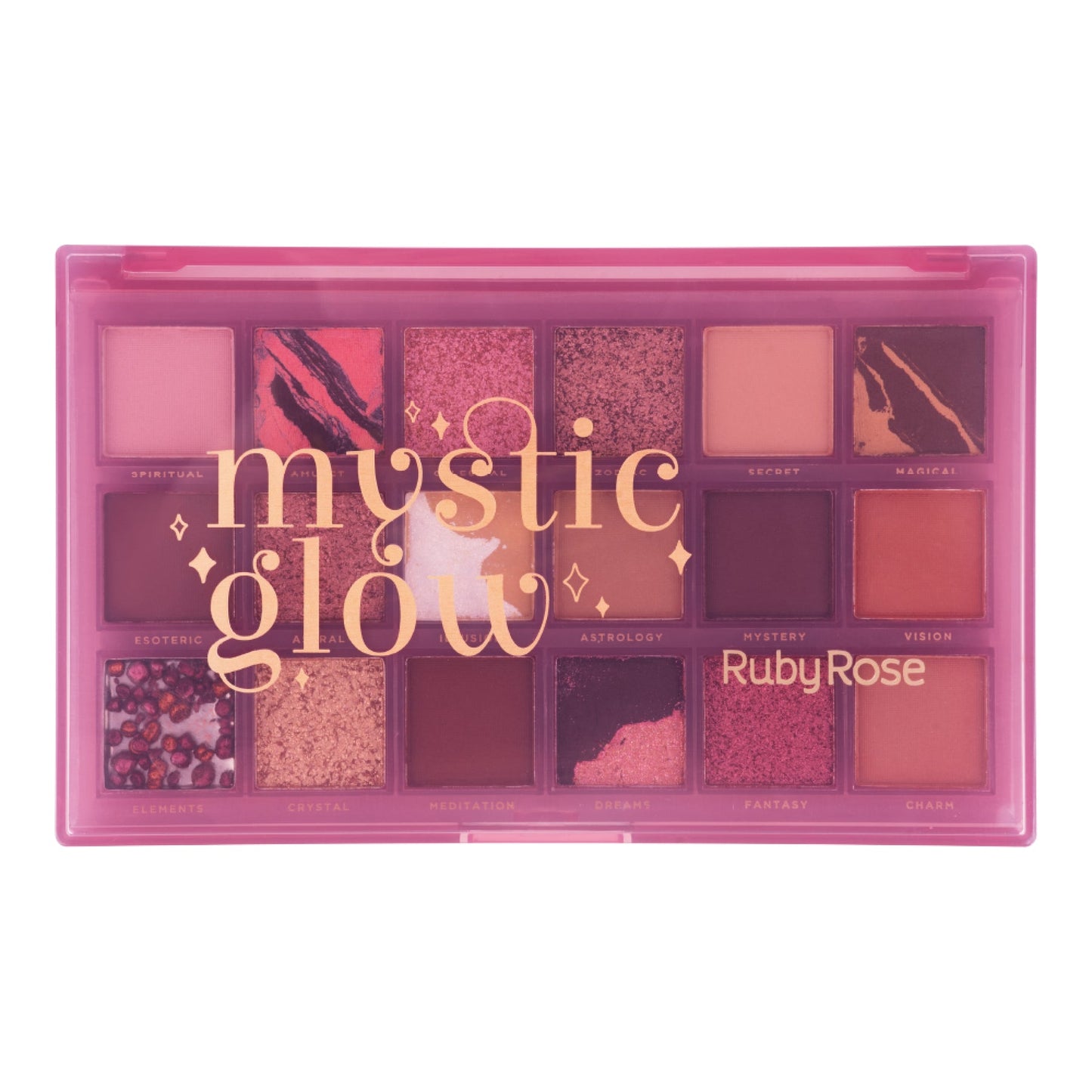 PALETA DE SOMBRA MYSTIC GLOW RUBY ROSE