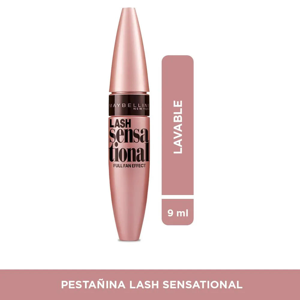 Pestañina Lash Sensational Maybelline Lavable