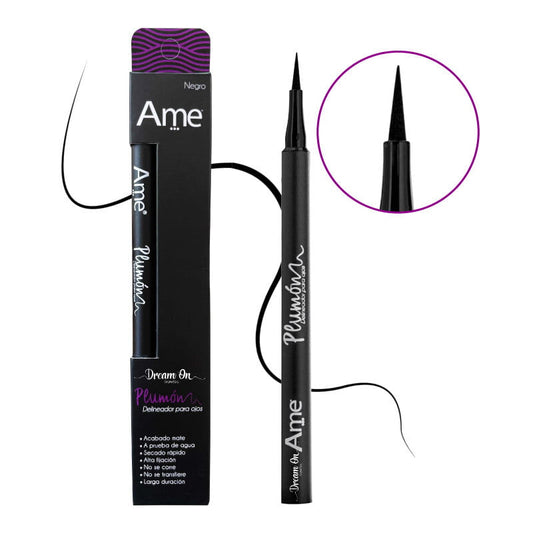 Plumón delineador de ojos Negro Midnight Ame
