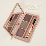Paleta de Cejas Brow Set x3 Montoc