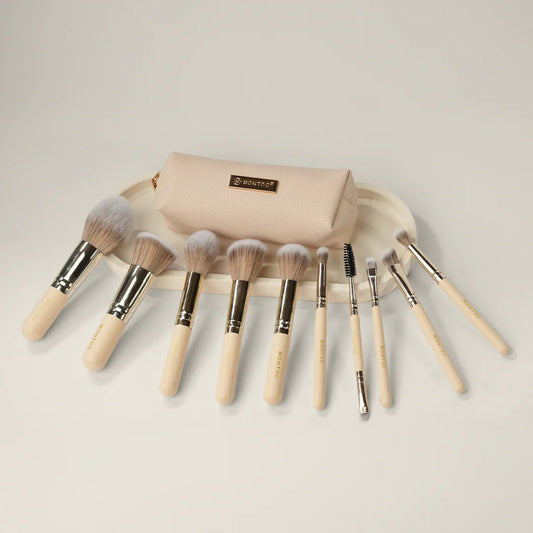 Kit mini brochas viajero nude Montoc