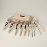 Kit mini brochas viajero nude Montoc
