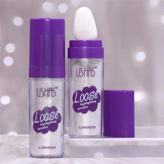 Polvo de Hadas Ushas Loose Powder Iluminador Liquido