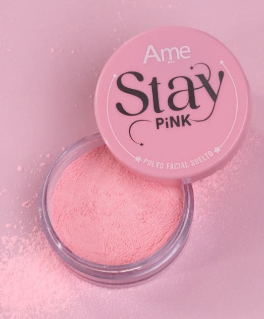 Polvo Suelto Rosado Stay Pink Ame