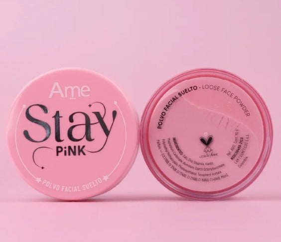 Polvo Suelto Rosado Stay Pink Ame