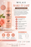 Spray Fijador en bruma microfina Make it Last Milani