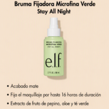 Primer Y Fijador De Maquillaje De Noche Micro Fine Elf