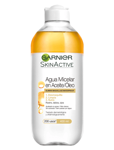 AGUA MICELAR EN ACEITE GARNIER 400 ML