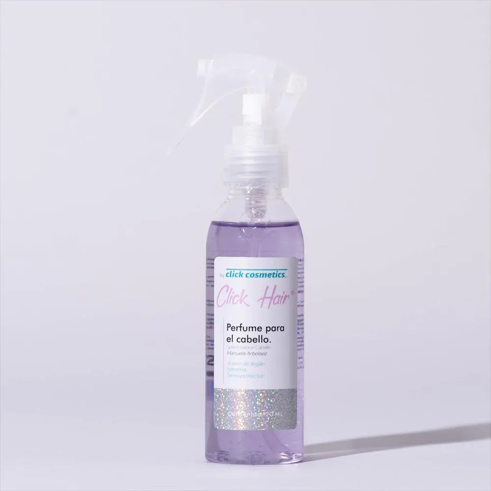 Perfume y protector para el cabello en splash Click Hair
