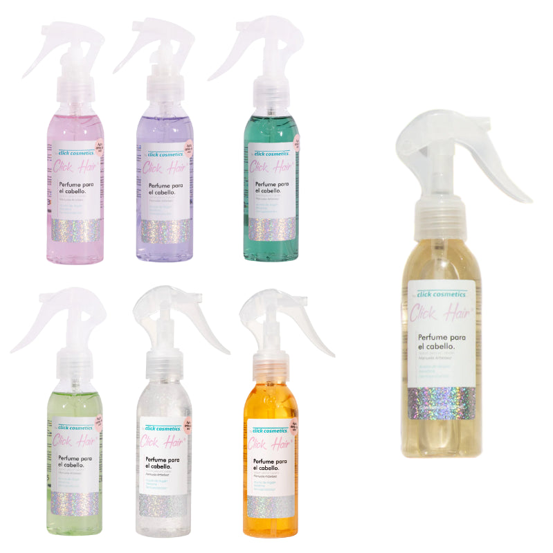 Perfume y protector para el cabello en splash Click Hair