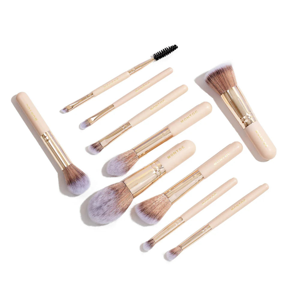 Kit mini brochas viajero nude Montoc
