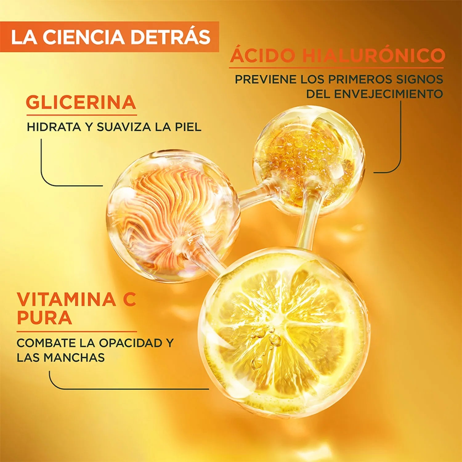 Booster Sérum Noche con 10% Vitamina C Pura Garnier (30 ml)